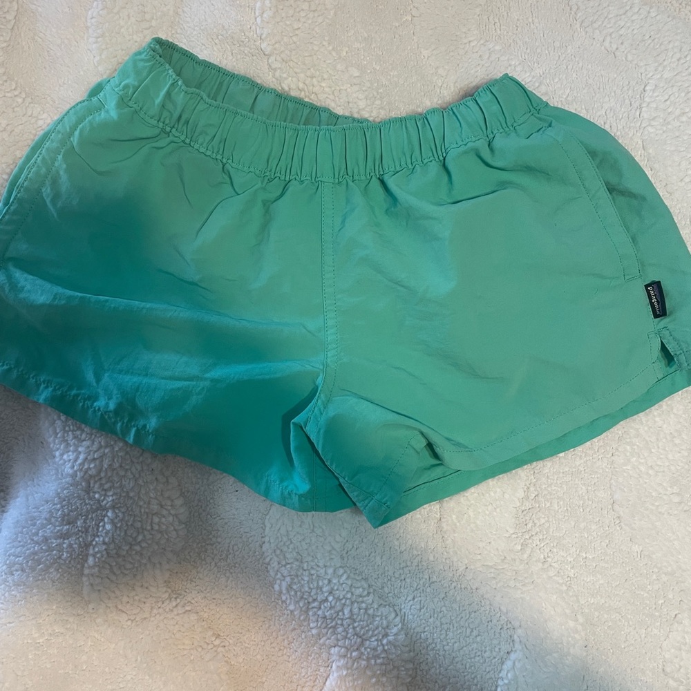 Patagonia Teal Athletic Shorts
